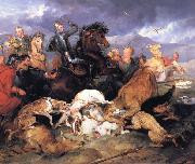 Sir Edwin Landseer The Hunting of Chevy Chase china oil painting artist